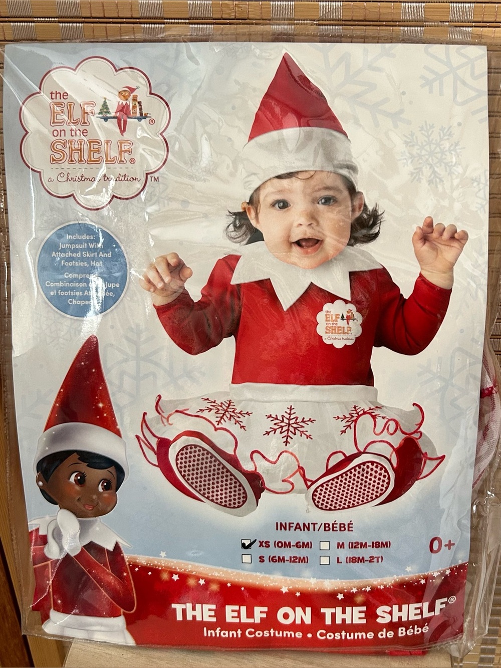 Elf on the Shelf Infant Costume 0-3Months